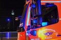 Einsatz BF Hoehenretter Koelner Seilbahn Hoehe Zoobruecke P2371